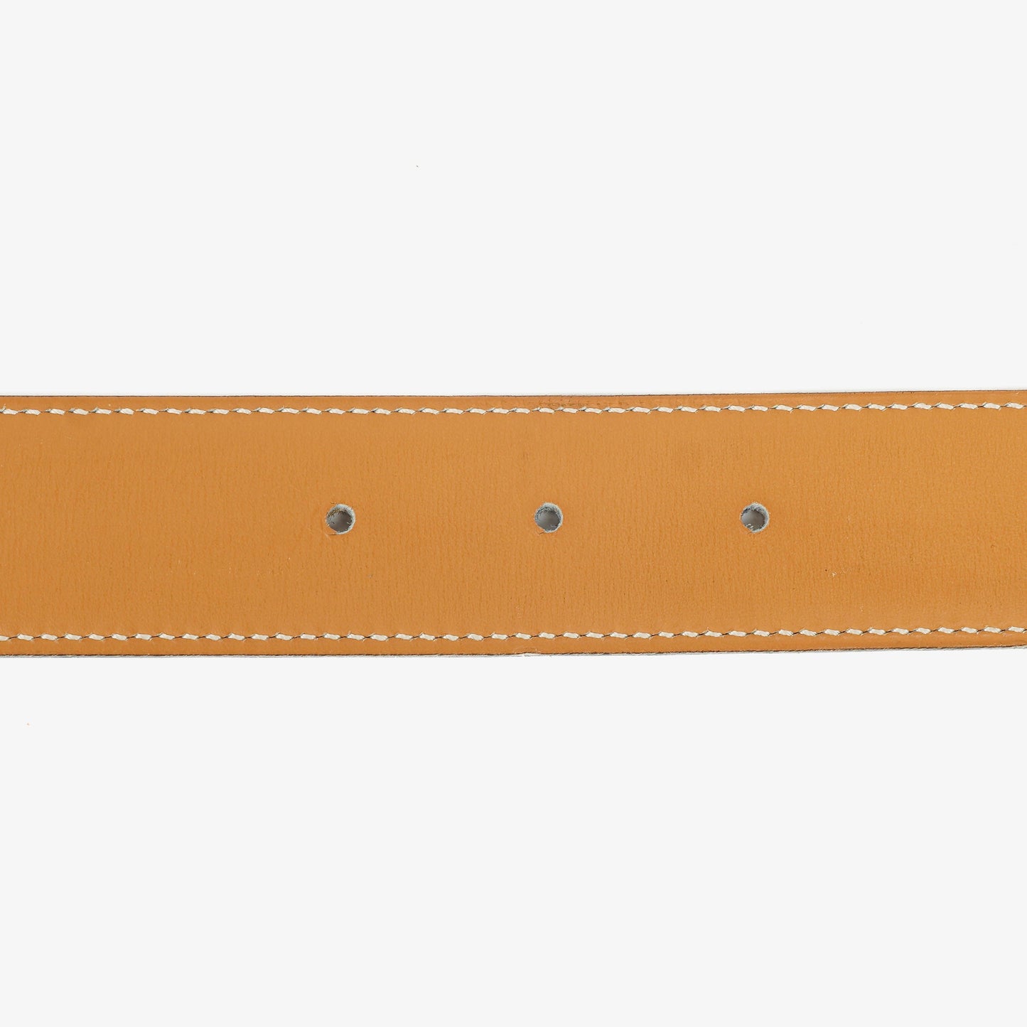 Hermès H Gürtel 32 mm aus schwarzem Boxleder
