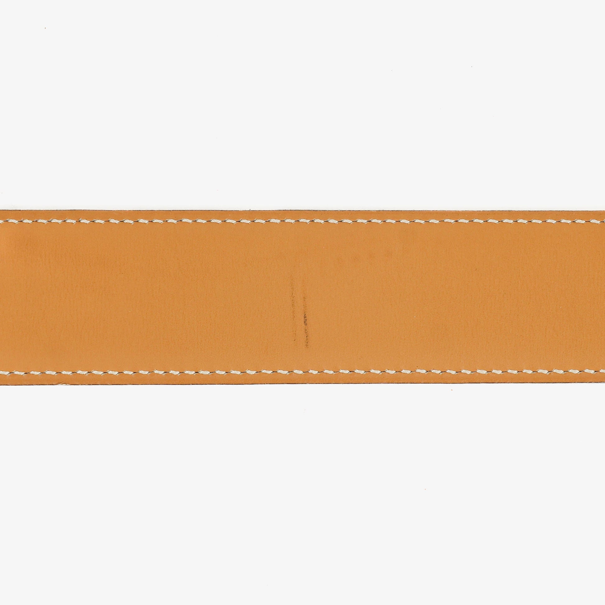 Hermès H Gürtel 32 mm aus schwarzem Boxleder