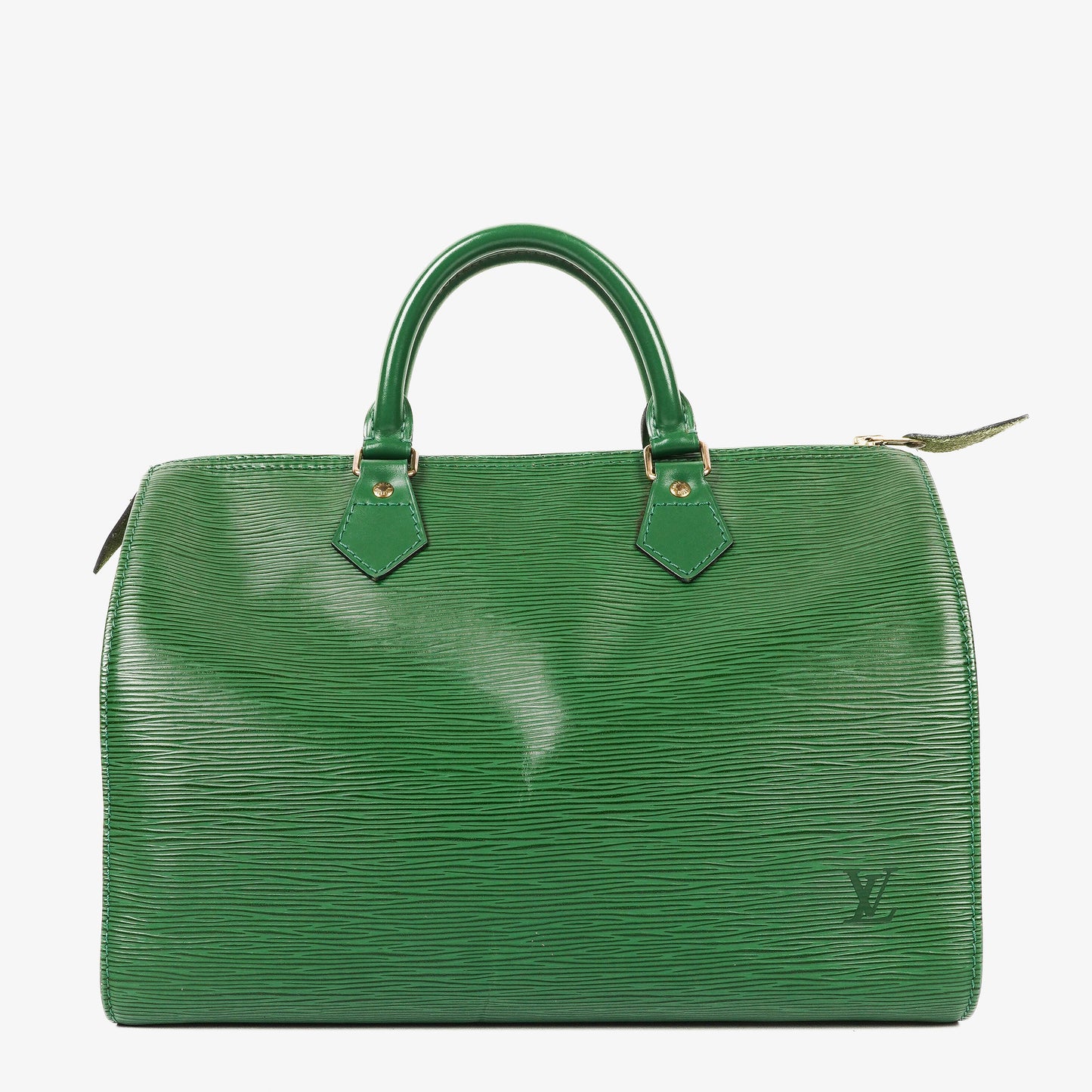 Louis Vuitton Speedy 30 Handtasche aus grünem Epi Leder