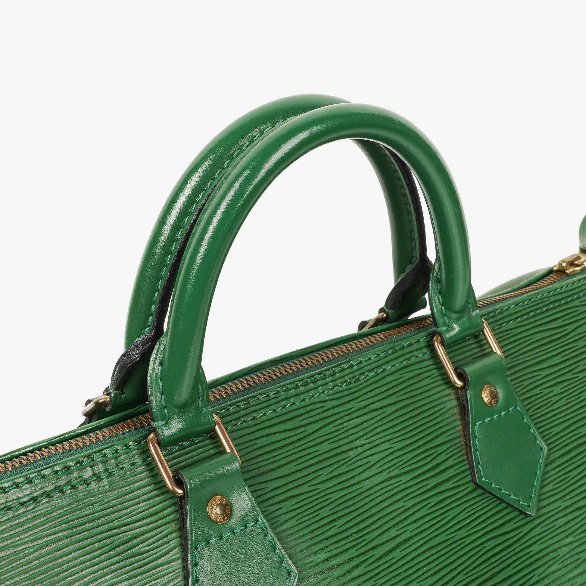 Louis Vuitton Speedy 30 Handtasche aus grünem Epi Leder