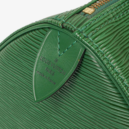 Louis Vuitton Speedy 30 Handtasche aus grünem Epi Leder