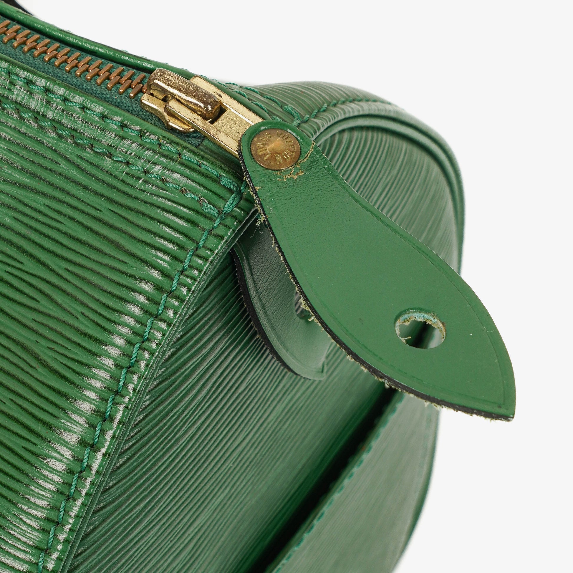 Louis Vuitton Speedy 30 Handtasche aus grünem Epi Leder