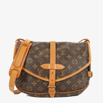 Louis Vuitton Saumur Schultertasche aus Monogram Canvas