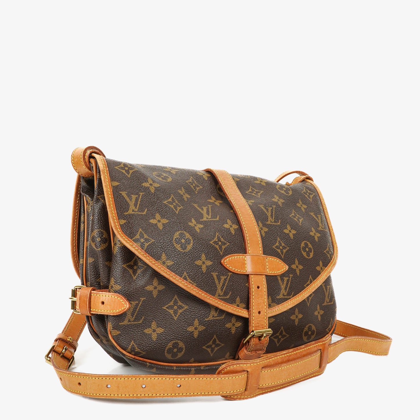 Louis Vuitton Saumur Schultertasche aus Monogram Canvas