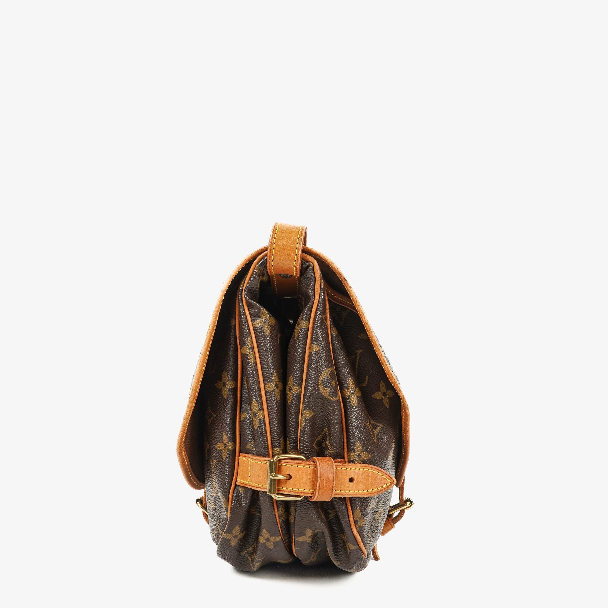 Louis Vuitton Saumur Schultertasche aus Monogram Canvas