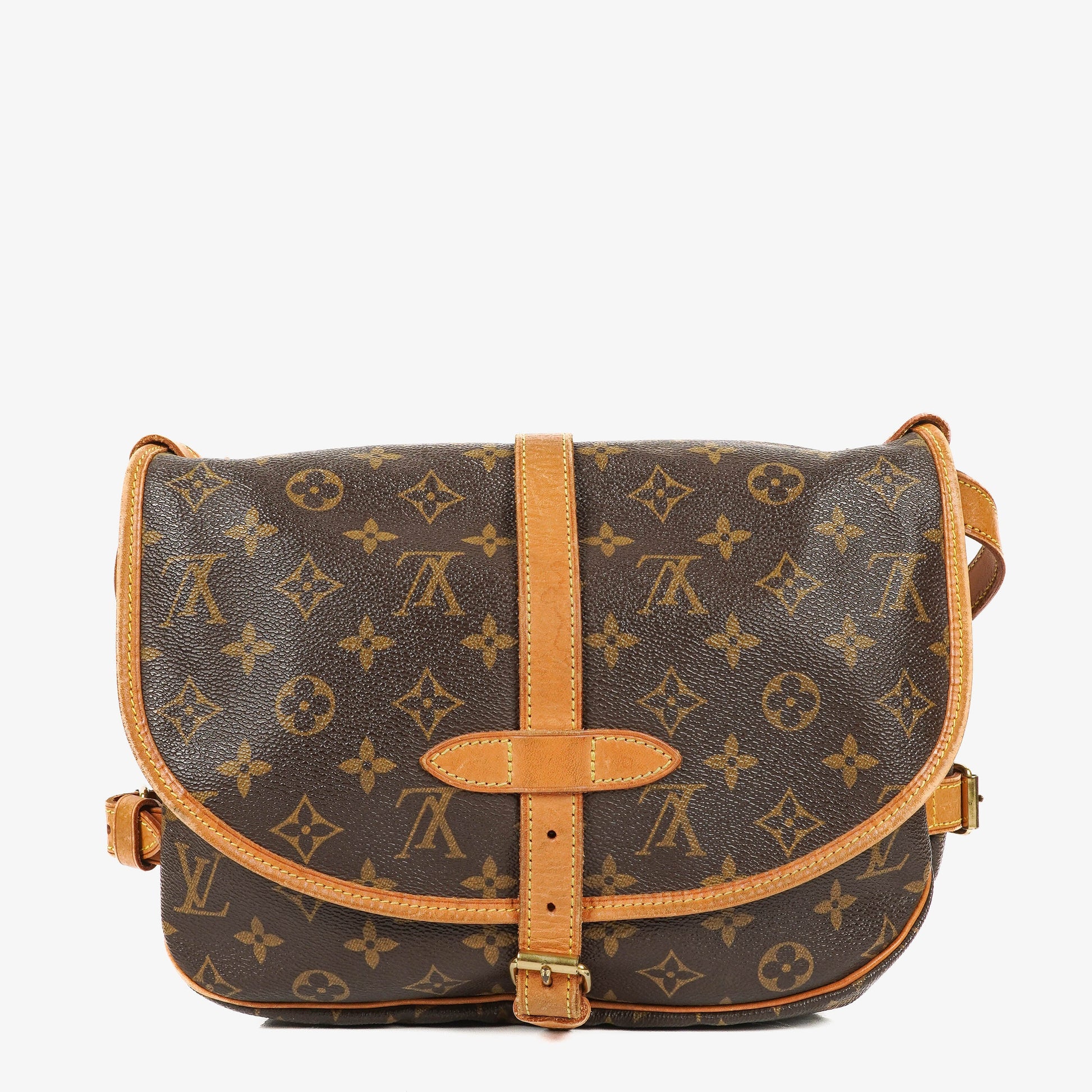 Louis Vuitton Saumur Schultertasche aus Monogram Canvas