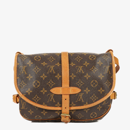 Louis Vuitton Saumur Schultertasche aus Monogram Canvas