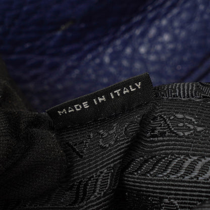 Prada Tote Bag aus blauem Leder