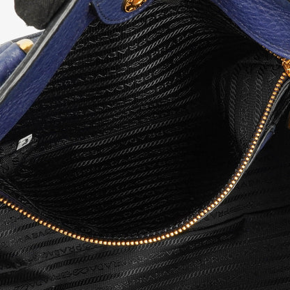 Prada Tote Bag aus blauem Leder