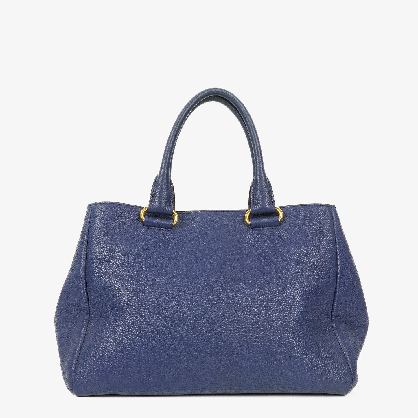 Prada Tote Bag aus blauem Leder