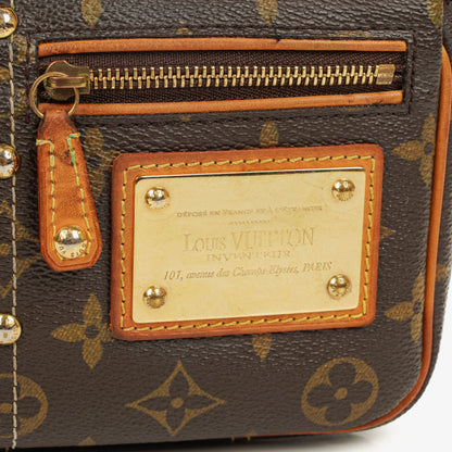 Louis Vuitton Riveting Limited Edition Pochette Accessories Clutch aus Monogram beschichtetem Canvas