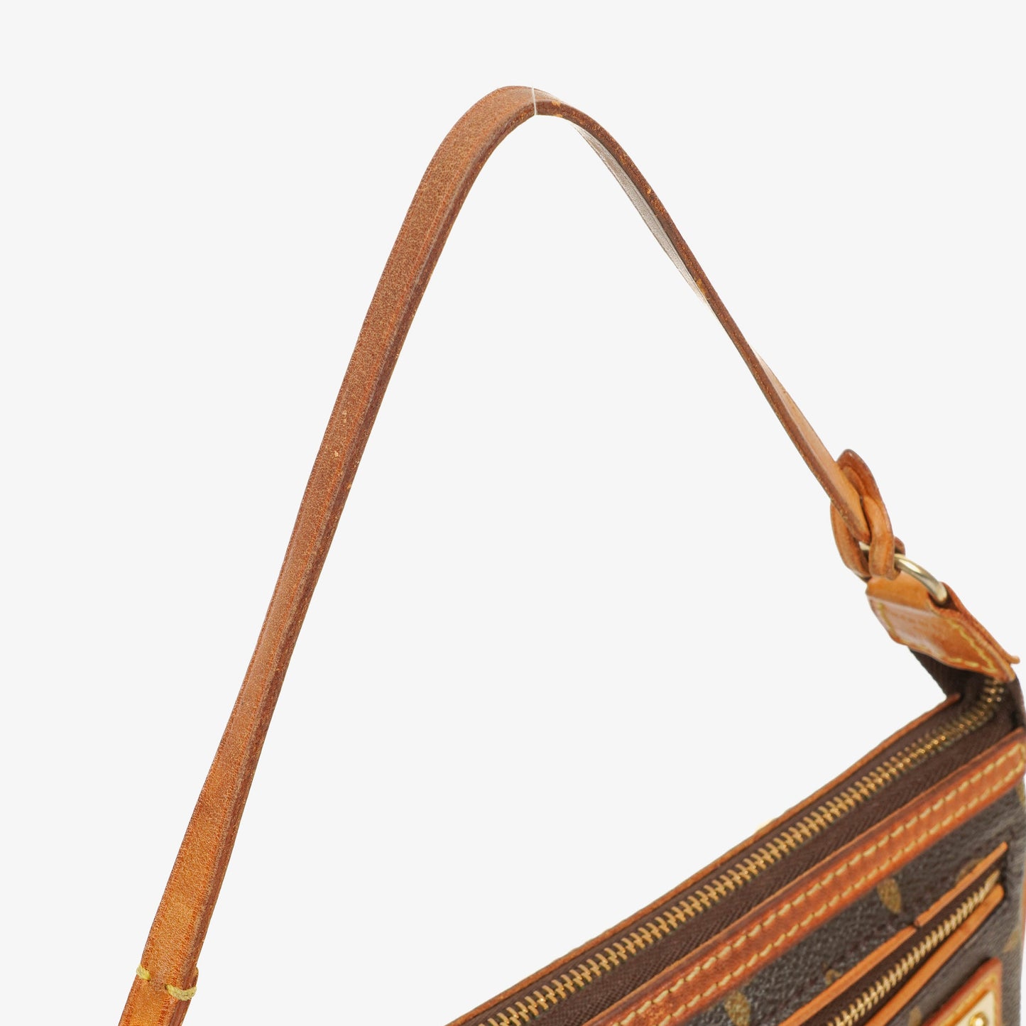 Louis Vuitton Riveting Limited Edition Pochette Accessories Clutch aus Monogram beschichtetem Canvas