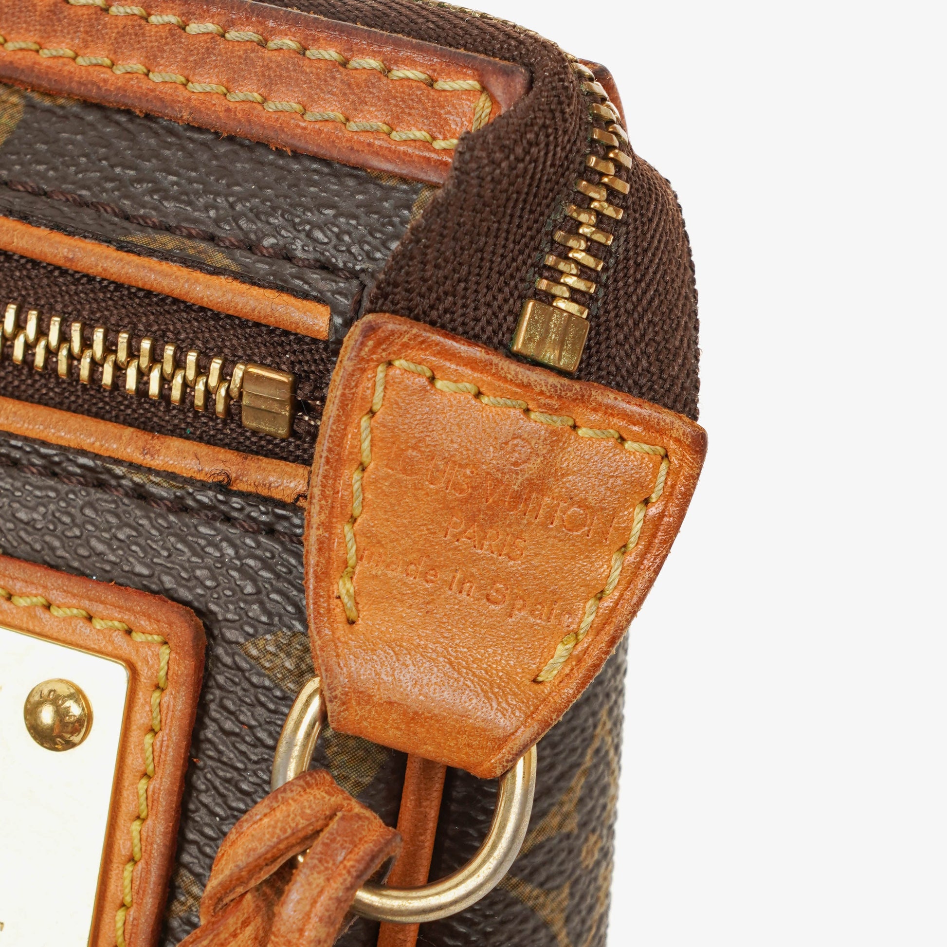 Louis Vuitton Riveting Limited Edition Pochette Accessories Clutch aus Monogram beschichtetem Canvas
