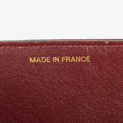 Chanel Classic Full Flap Bag aus schwarzem gestepptem Lammleder mit 24K vergoldeter Hardware