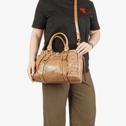 Miu Miu Vitello Satchel Tasche