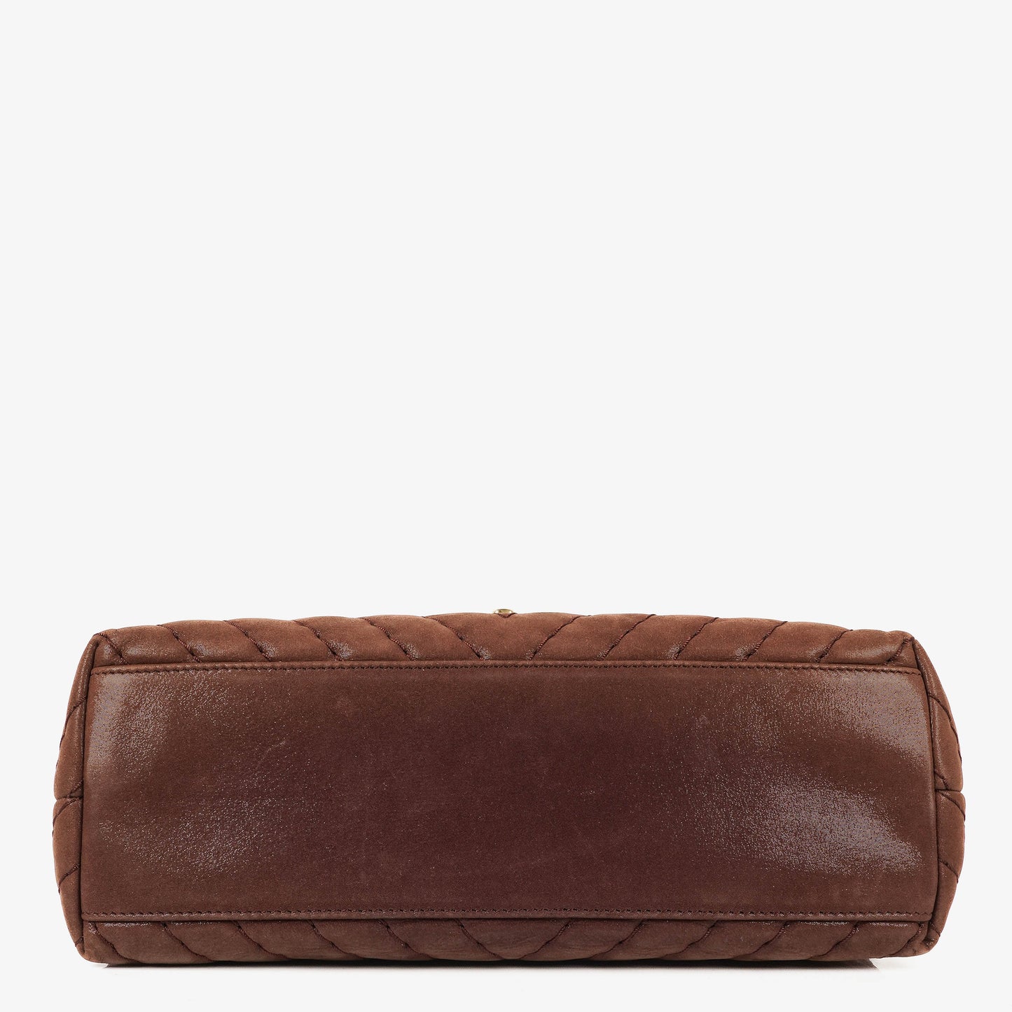 Chanel Surpique Chevron Flap Bag aus irisierendem Kalbsleder