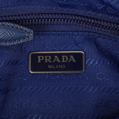 Prada kleine blaue Nylon Pouch