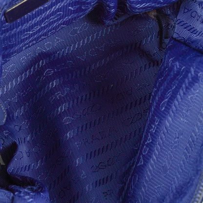Prada kleine blaue Nylon Pouch