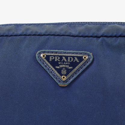 Prada kleine blaue Nylon Pouch
