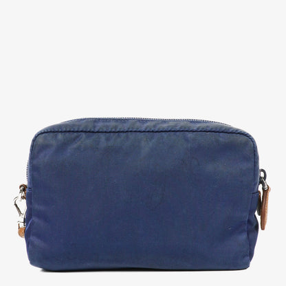 Prada kleine blaue Nylon Pouch