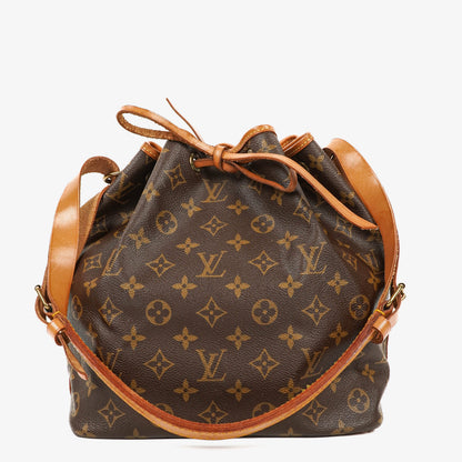 Louis Vuitton Petit Noe Monogram Canvas Schultertasche