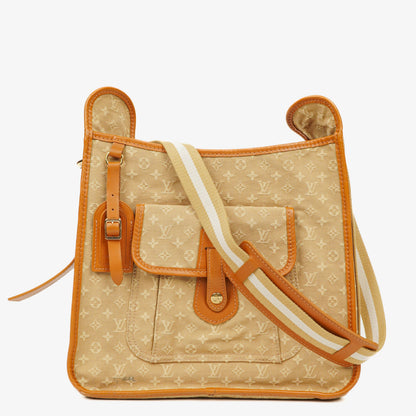 Louis Vuitton Besace Mary Kate Schultertasche aus Mini Monogram in Beige