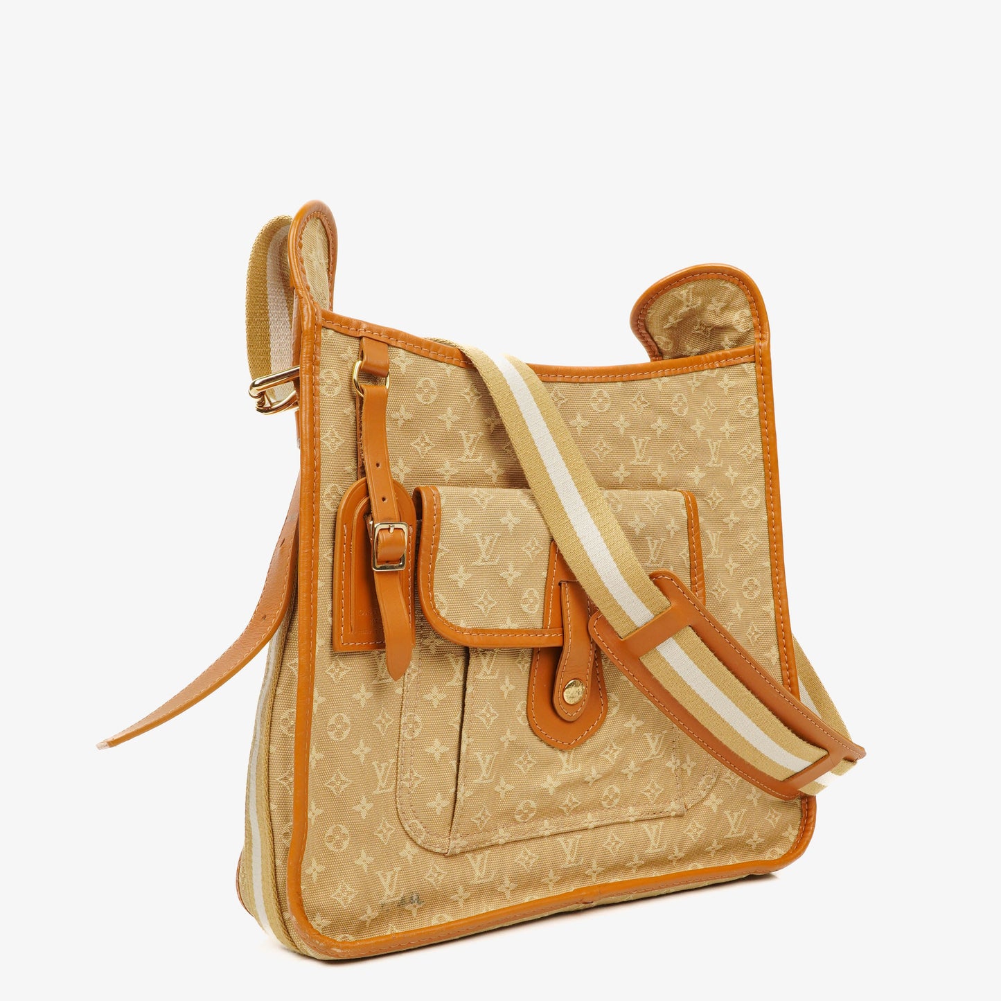Louis Vuitton Besace Mary Kate Schultertasche aus Mini Monogram in Beige