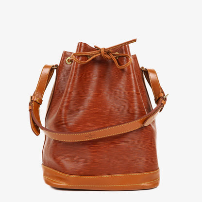 Louis Vuitton Noe Grande zweifarbige Epi Leder Schultertasche
