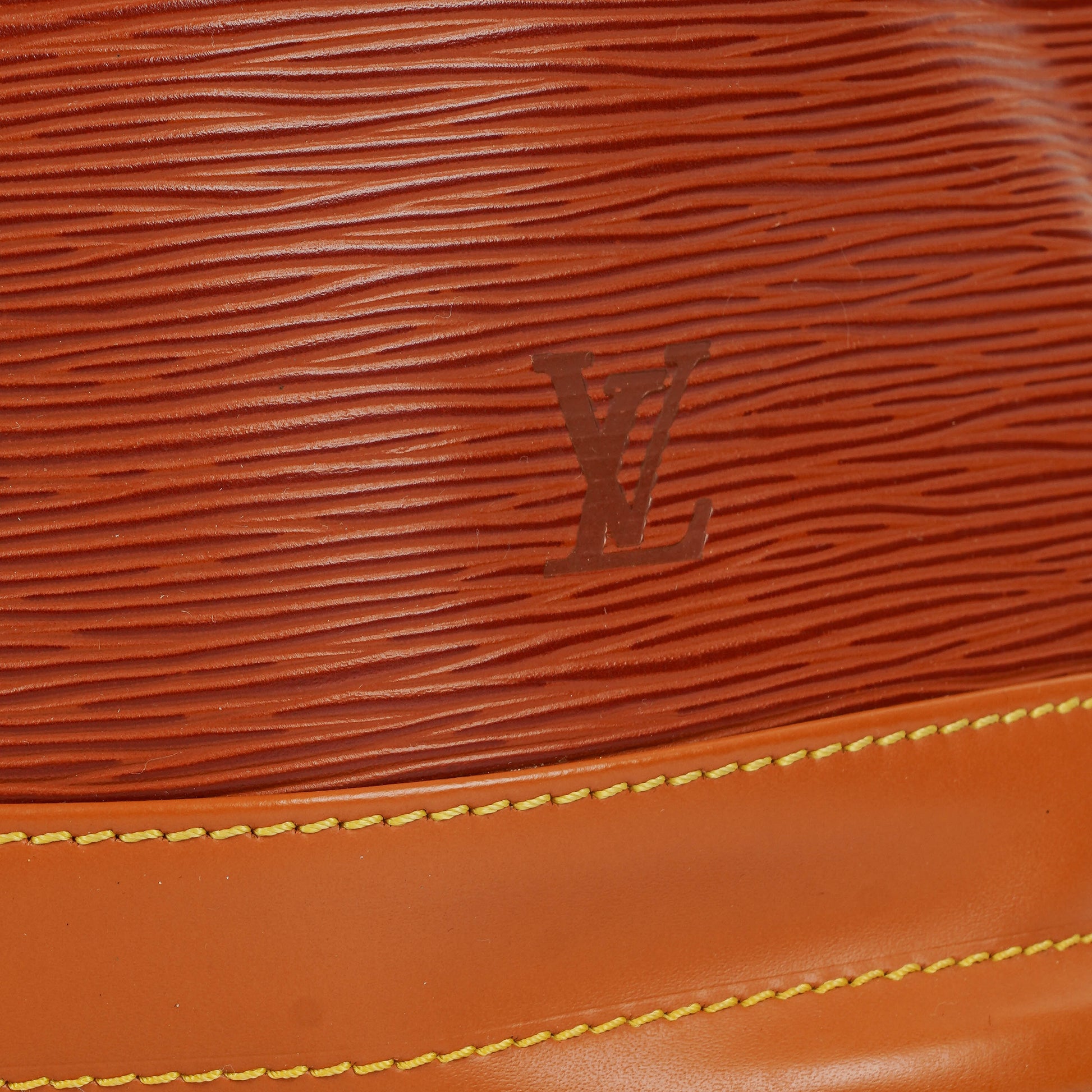 Louis Vuitton Noe Grande zweifarbige Epi Leder Schultertasche