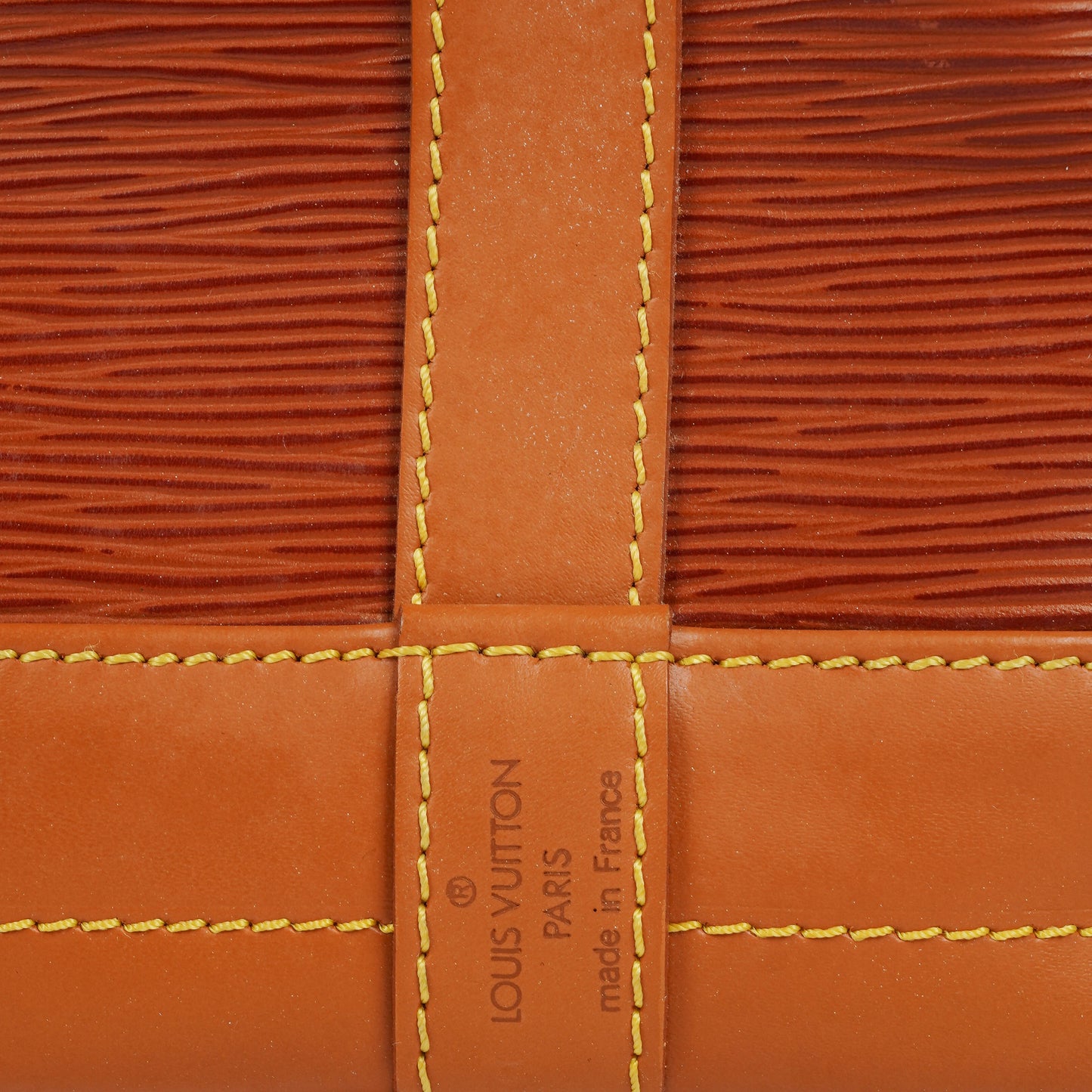 Louis Vuitton Noe Grande zweifarbige Epi Leder Schultertasche
