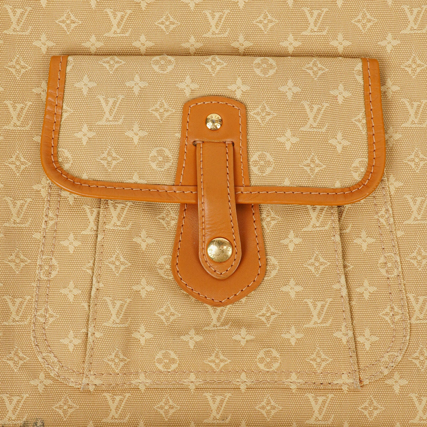 Louis Vuitton Besace Mary Kate Schultertasche aus Mini Monogram in Beige