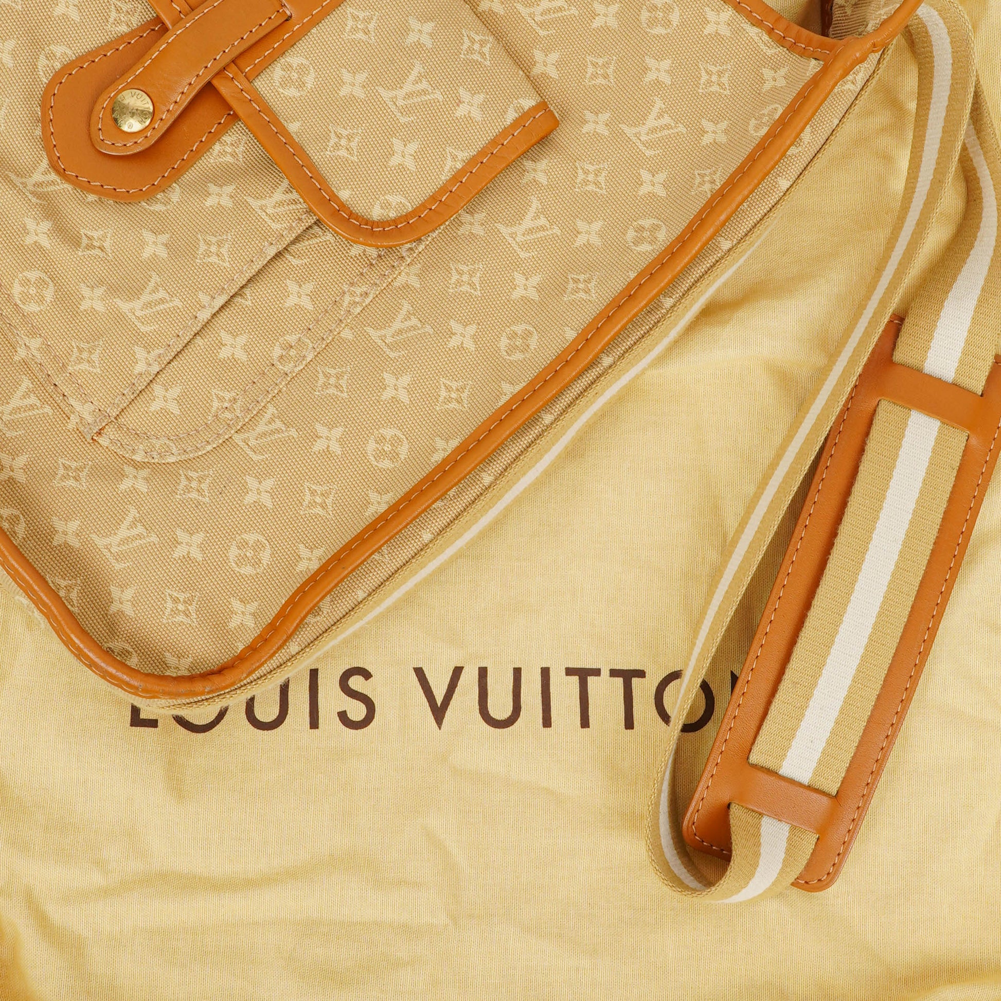 Louis Vuitton Besace Mary Kate Schultertasche aus Mini Monogram in Beige