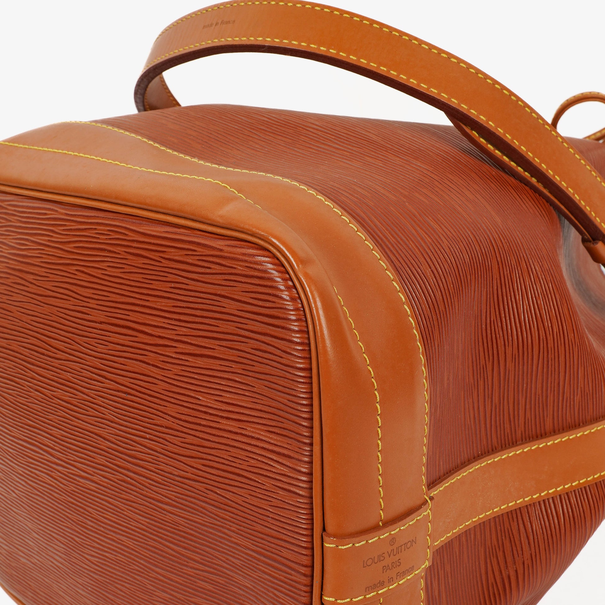Louis Vuitton Noe Grande zweifarbige Epi Leder Schultertasche