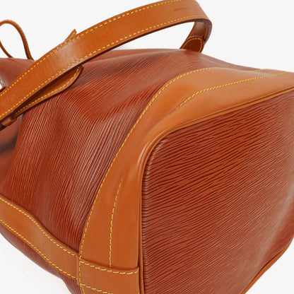 Louis Vuitton Noe Grande zweifarbige Epi Leder Schultertasche