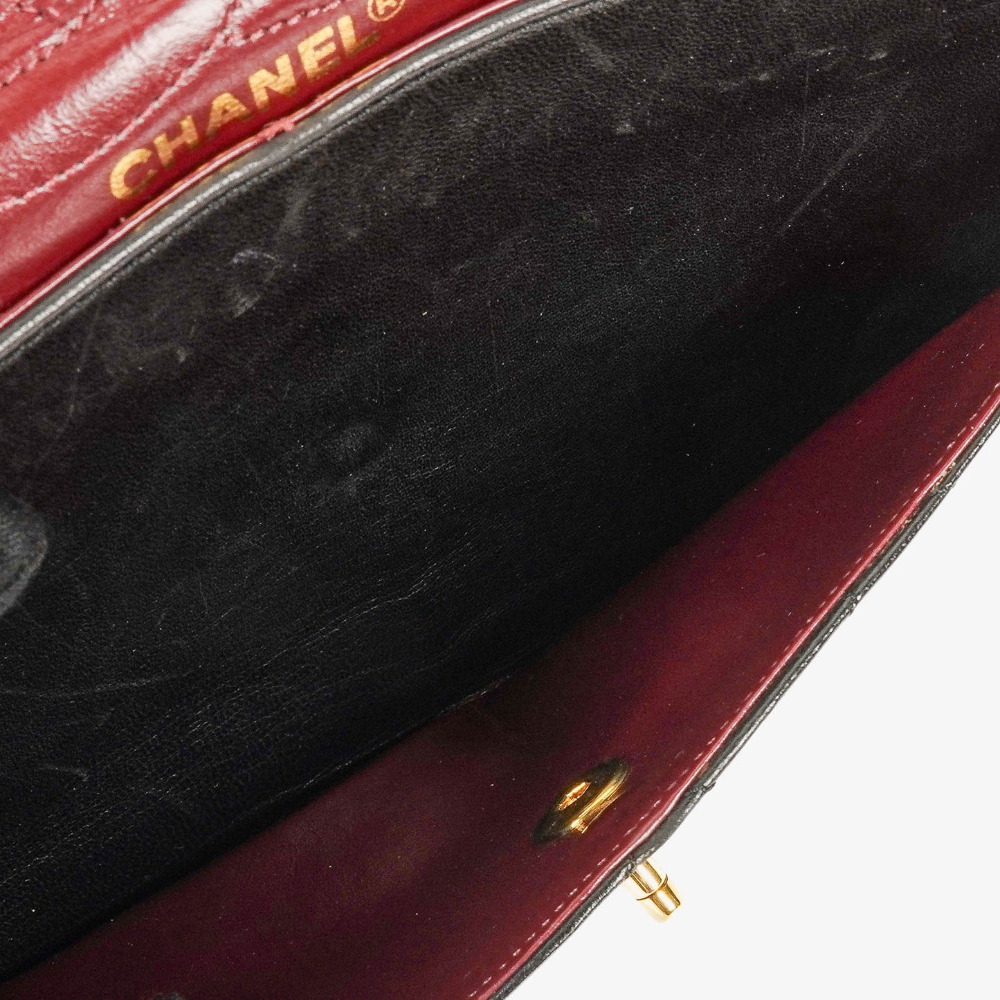 Chanel Paris Classic Medium Double Flap Bag aus schwarzem gestepptem Lammleder mit gold- und silberfarbener Combo-Hardware