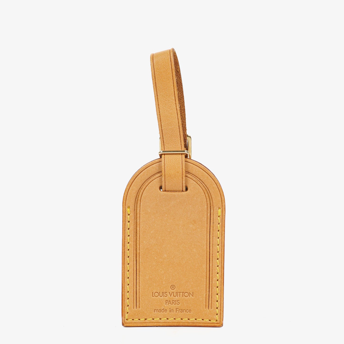 Louis Vuitton Leder-Namensschild und Griffhalter