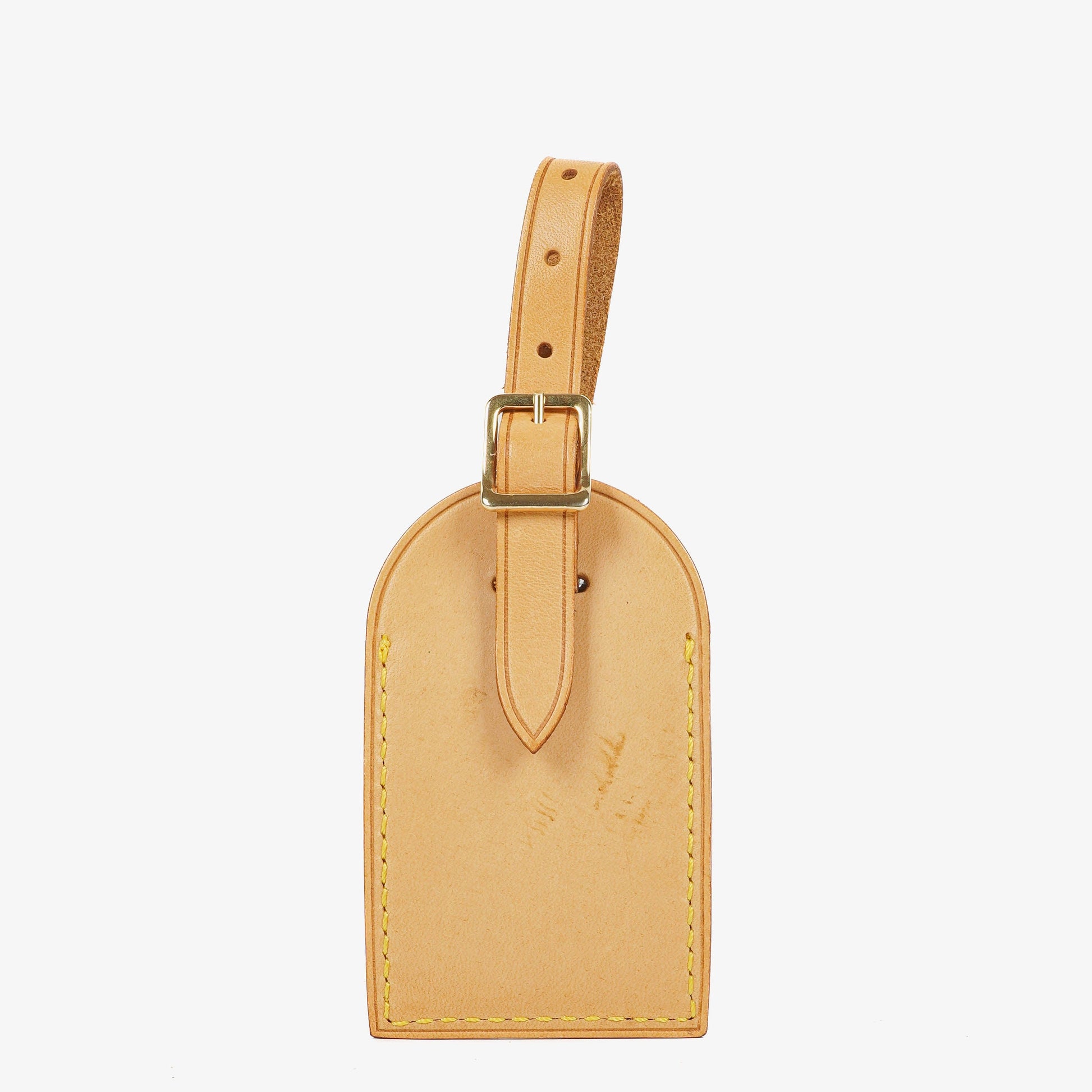 Louis Vuitton Leder-Namensschild und Griffhalter