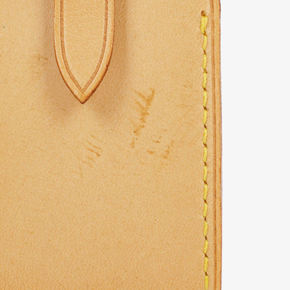 Louis Vuitton Leder-Namensschild und Griffhalter