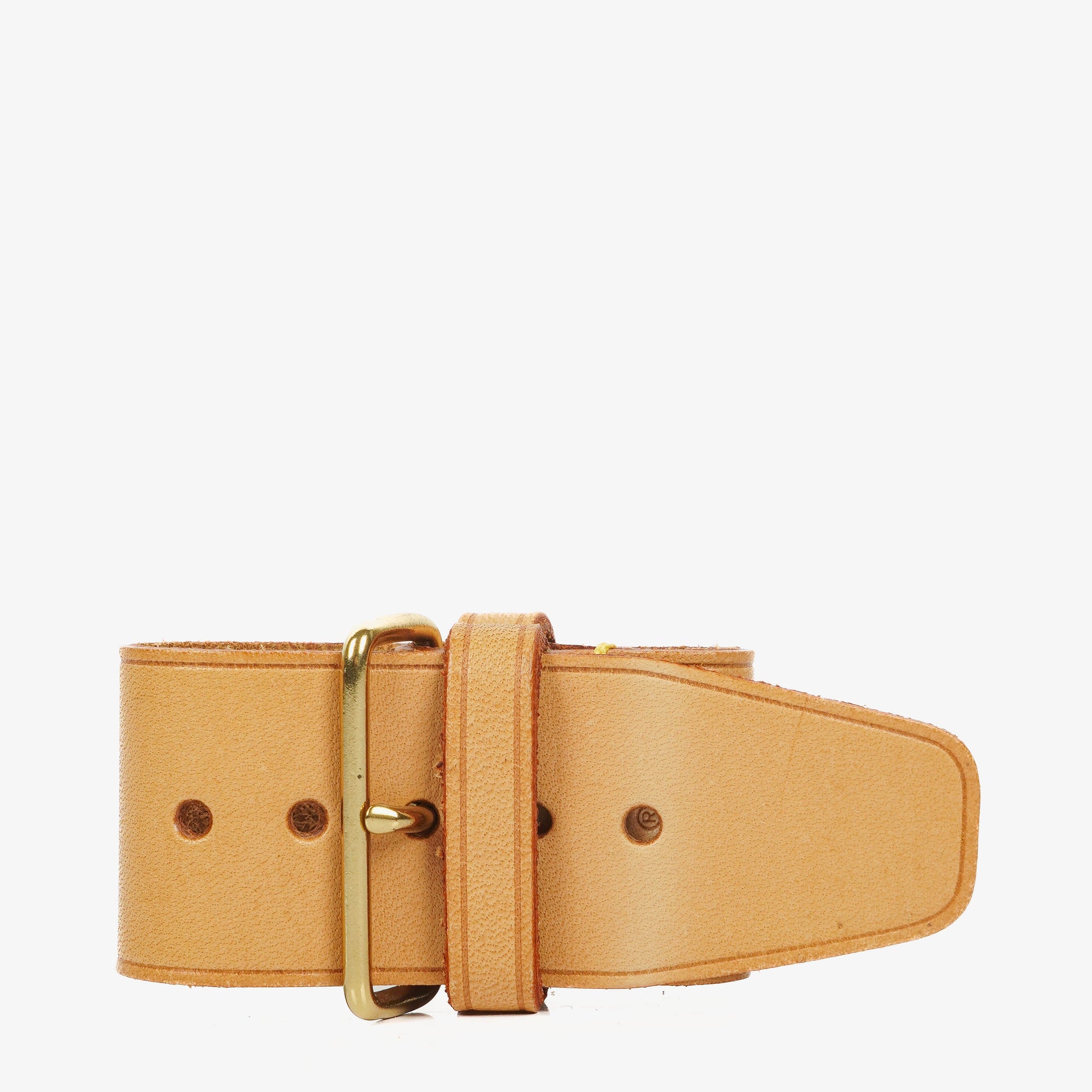 Louis Vuitton Leder-Namensschild und Griffhalter