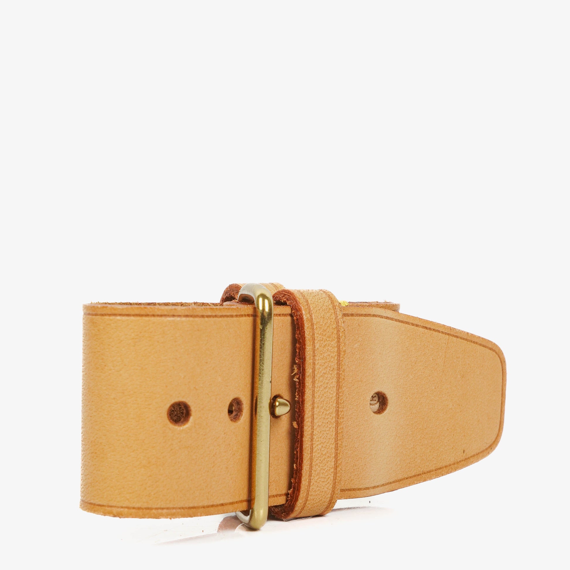 Louis Vuitton Leder-Namensschild und Griffhalter