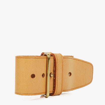 Louis Vuitton Leder-Namensschild und Griffhalter