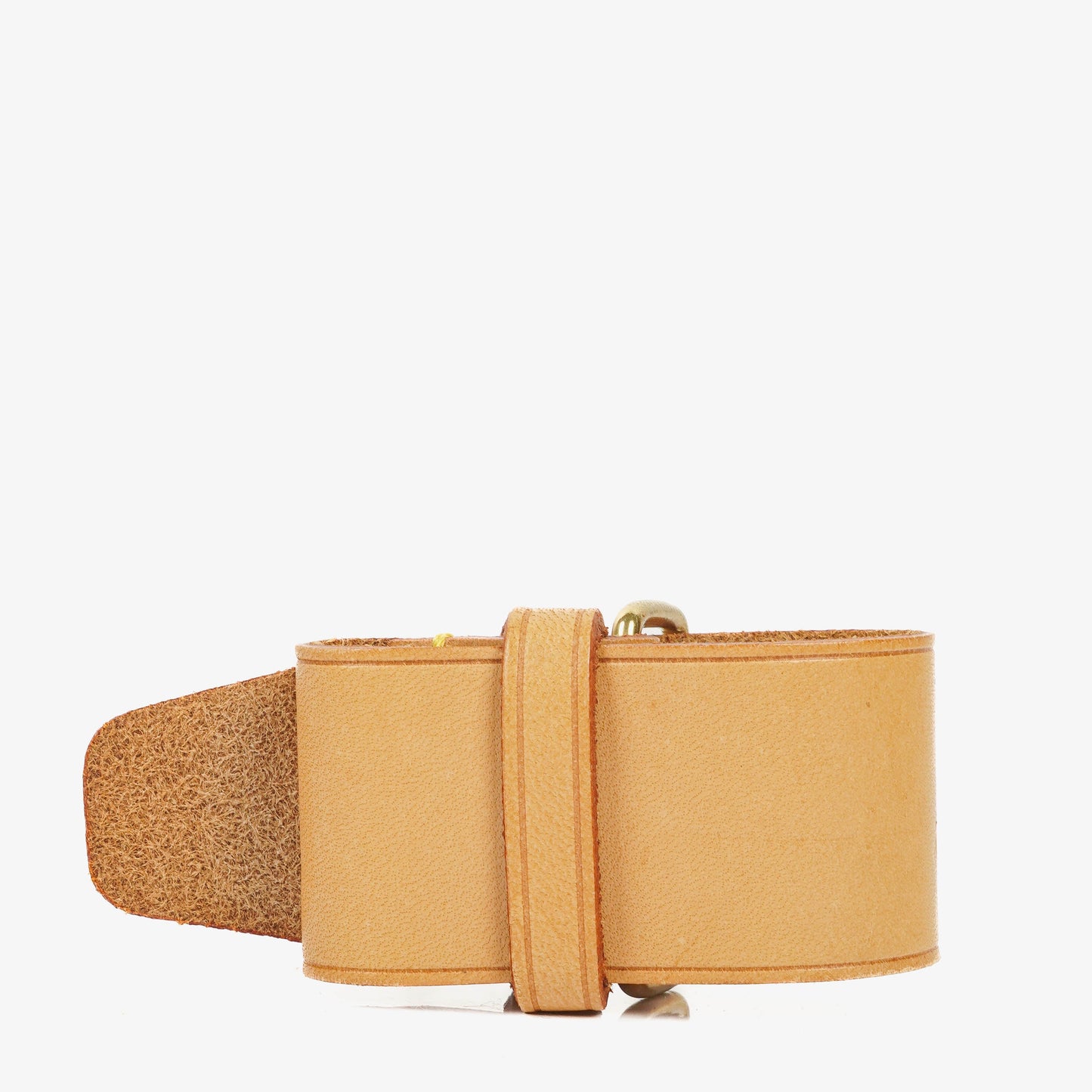 Louis Vuitton Leder-Namensschild und Griffhalter