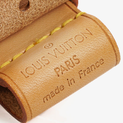 Louis Vuitton Leder-Namensschild und Griffhalter