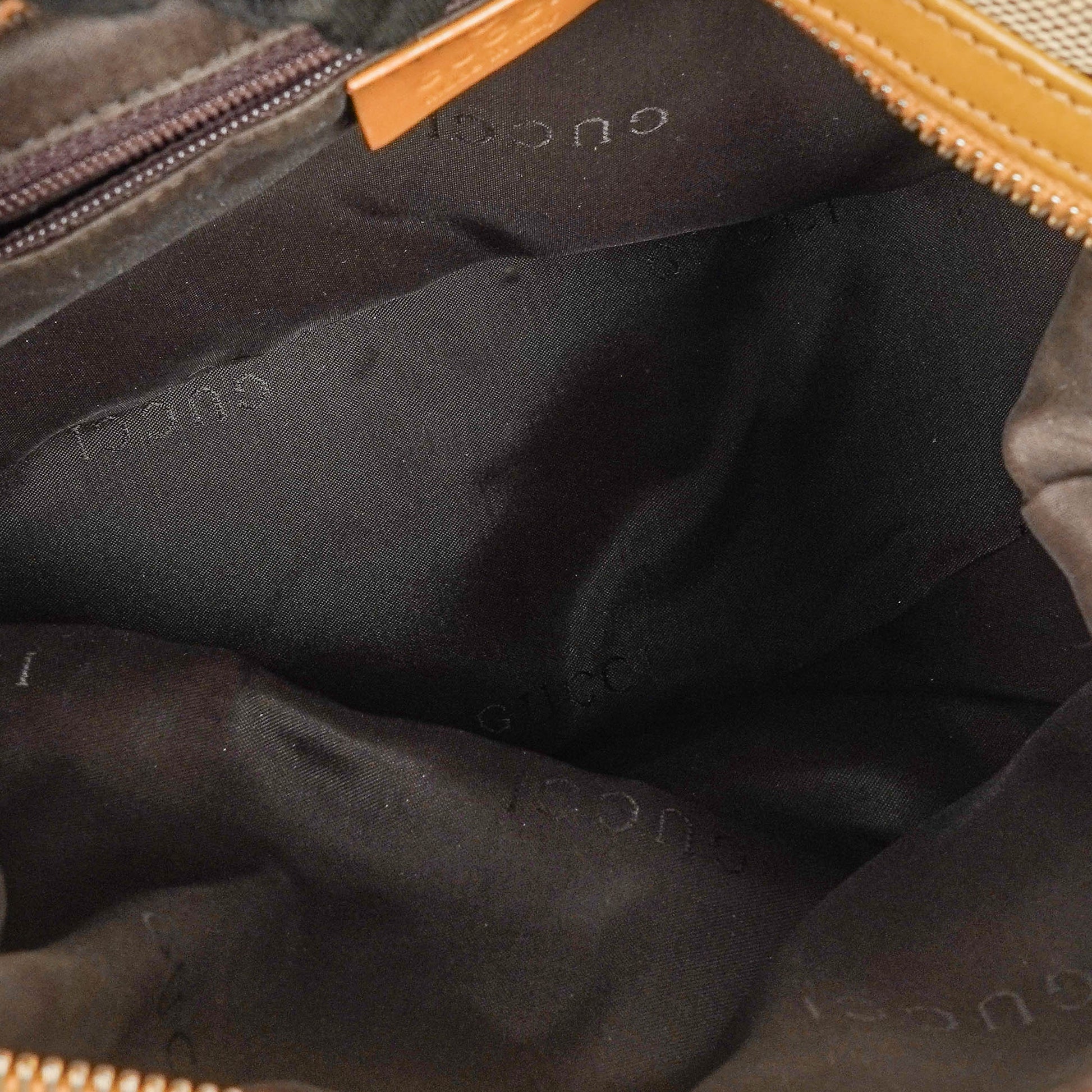 Gucci GG beige Schulter-Hobo-Tasche