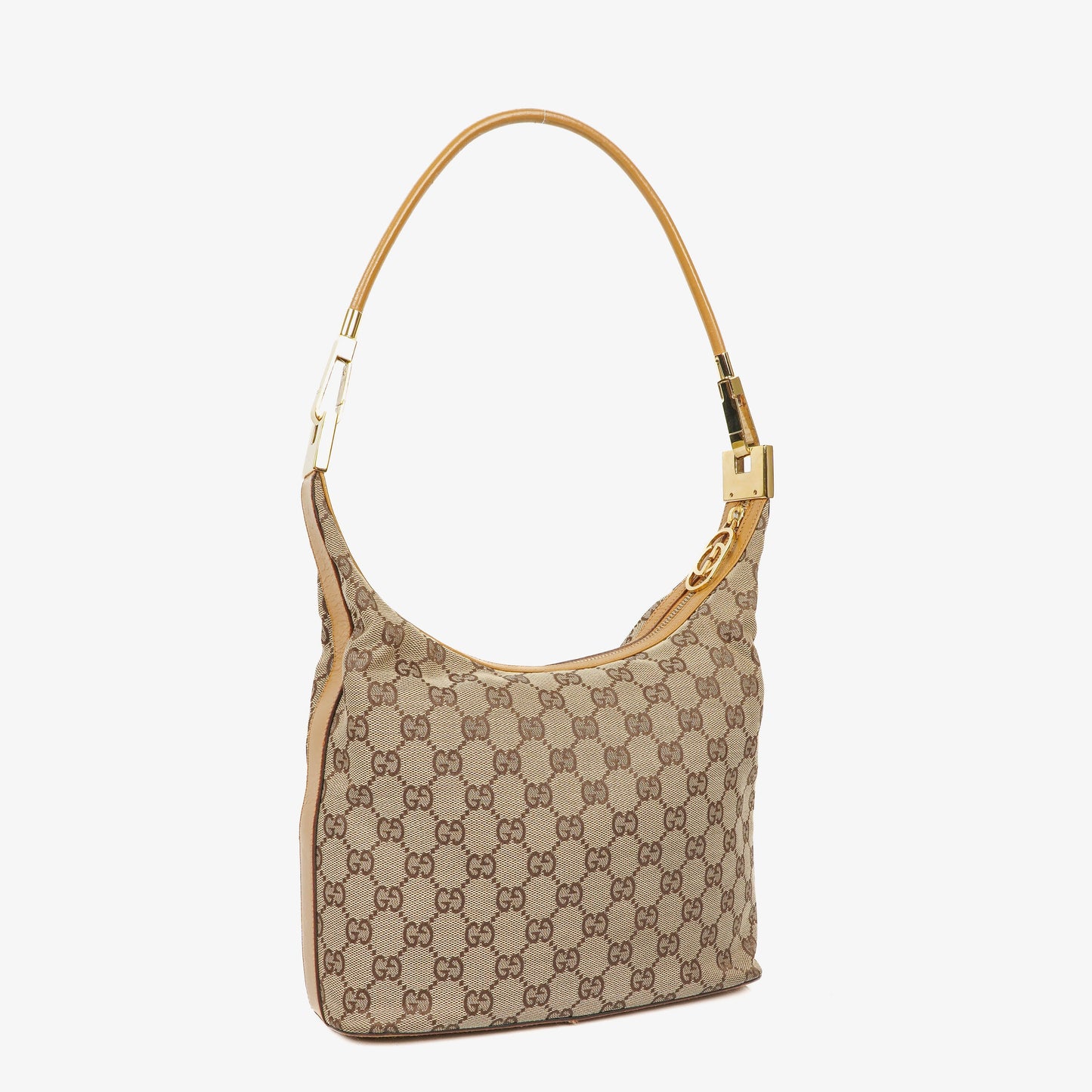Gucci GG beige Schulter-Hobo-Tasche