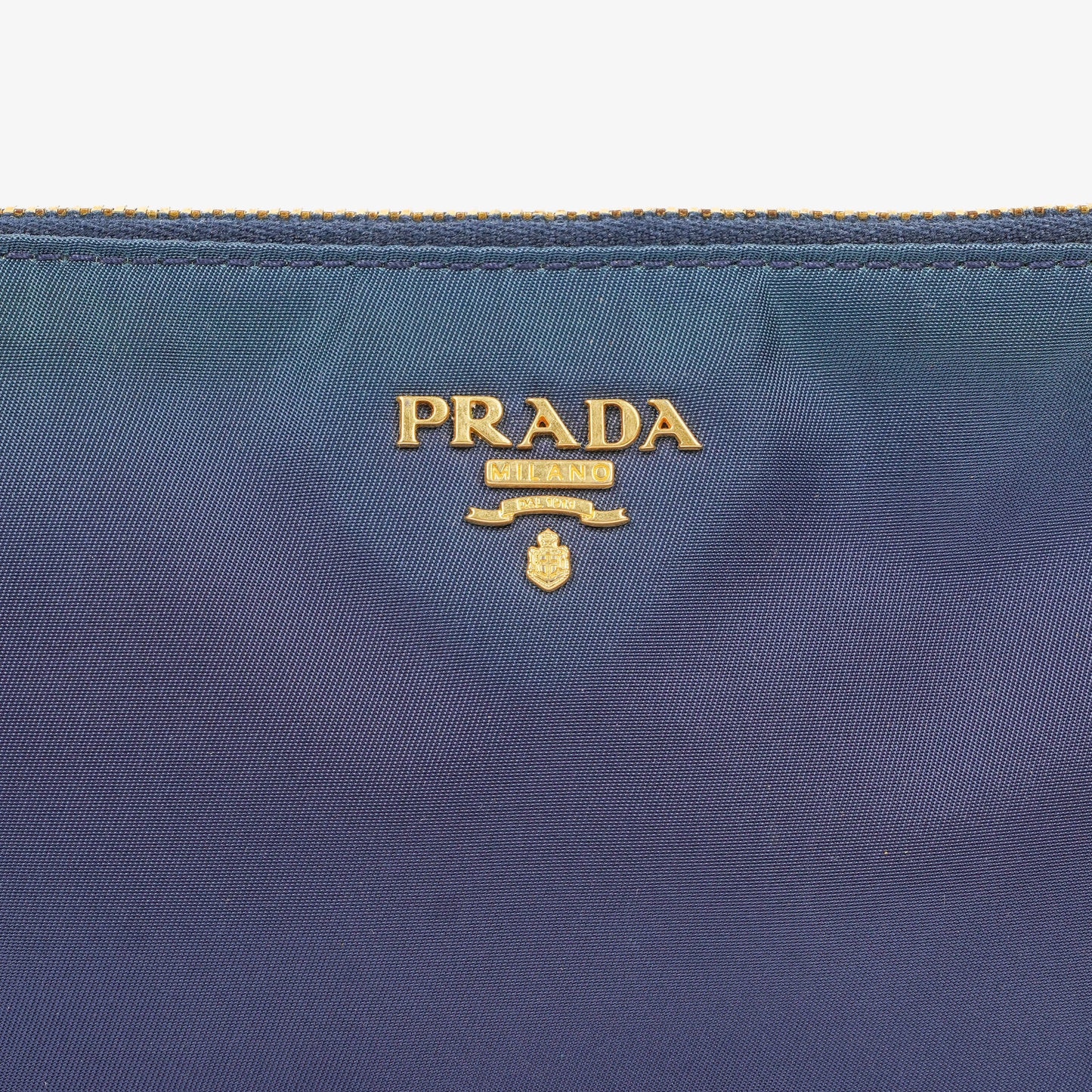 Prada kleine Tasche aus blauem Nylon