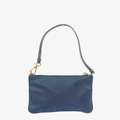 Prada kleine Tasche aus blauem Nylon
