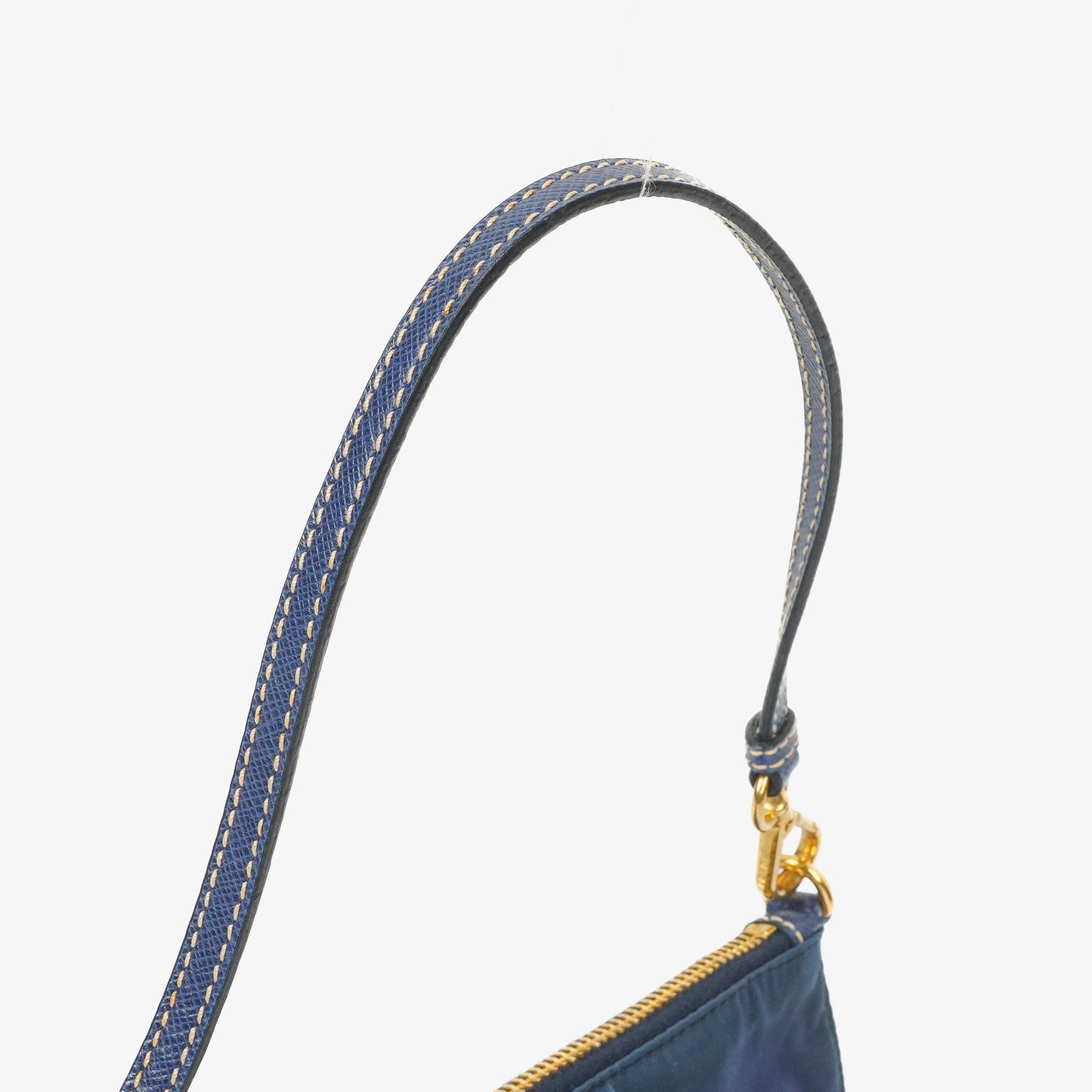 Prada kleine Tasche aus blauem Nylon