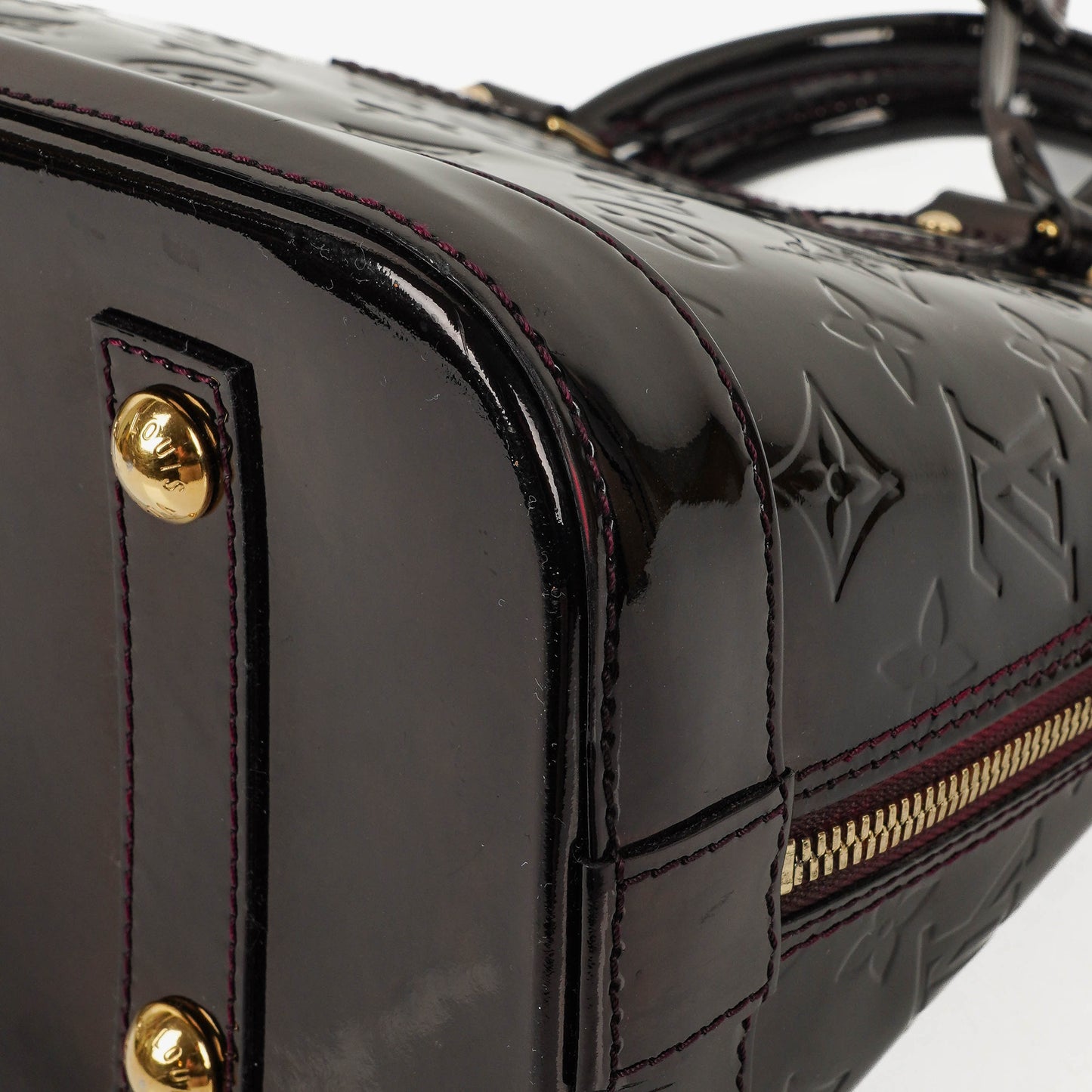 Louis Vuitton Alma GM Handtasche aus Monogram Vernis Leder