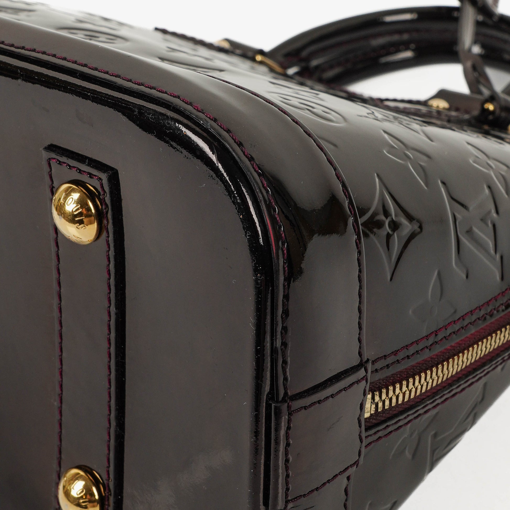 Louis Vuitton Alma GM Handtasche aus Monogram Vernis Leder